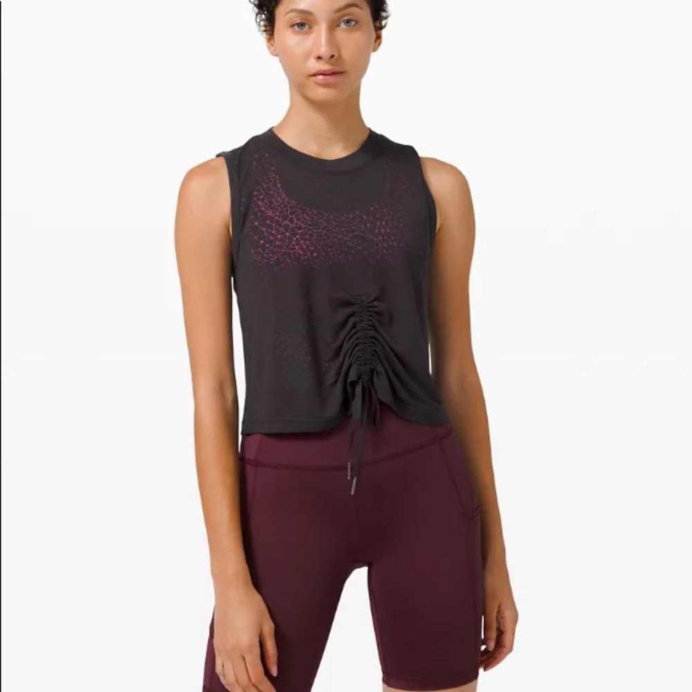 NWT Lululemon Cinch Me Up Front Tank Veil, Size 4